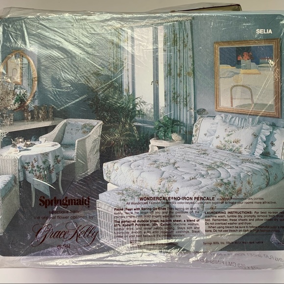 Vintage rare and collectible 1978 king sheet set designed by Grace Kelly - NWT - Picture 6 of 6